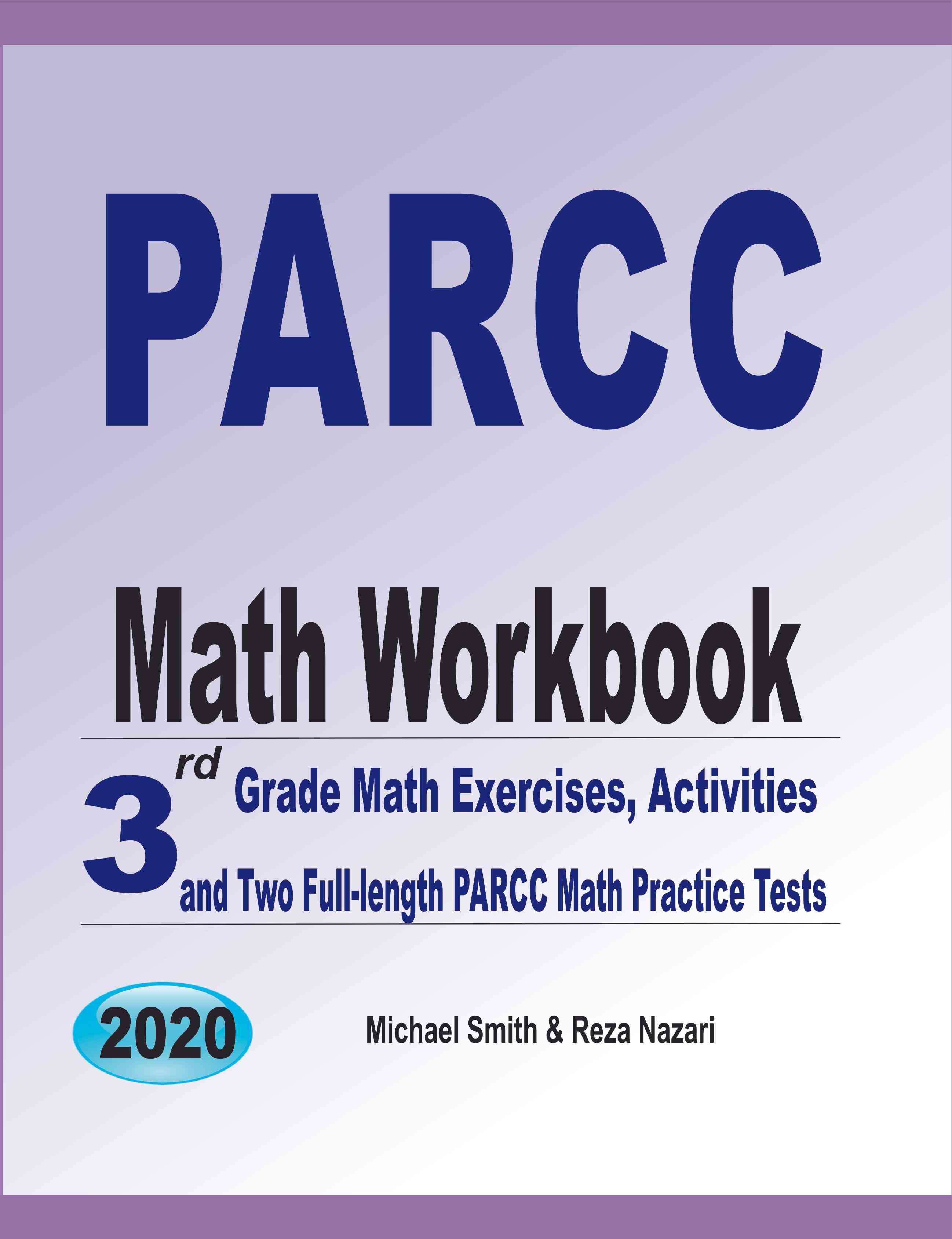 PARCC Math Workbook 3rd Grade Math Exercises Activities And Two Full Length PARCC Math