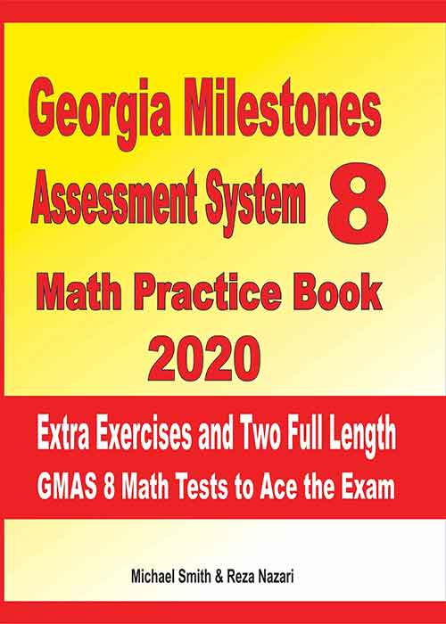 Georgia Milestones Assessment System 8 Math Practice Book 2020 Extra 