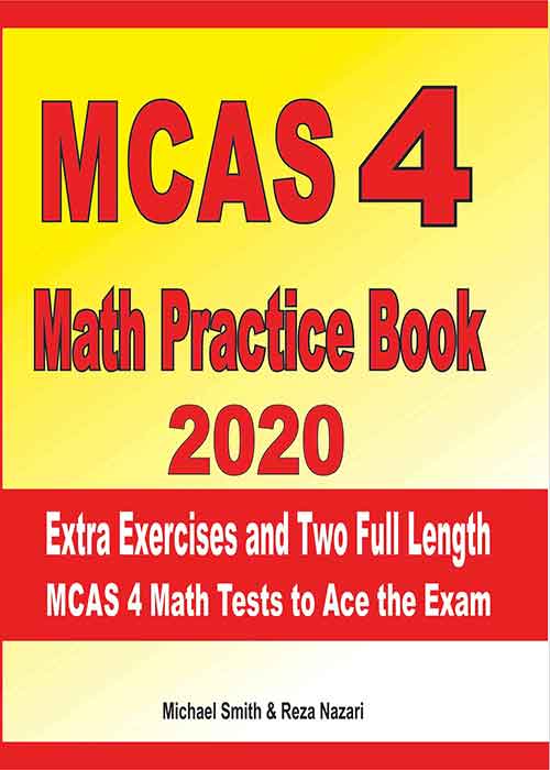 MCAS Grade 4 Math Practice Book 2020 Extra Exercises and Two Full