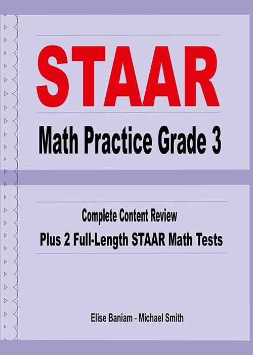 STAAR Math Practice Grade 3 Complete Content Review Plus 2 Fulllength