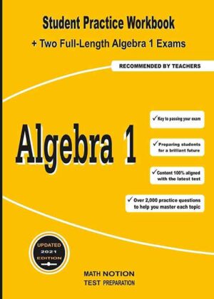 Algebra 1 Step-by-Step Guide Plus Two Algebra I Practice Tests ...