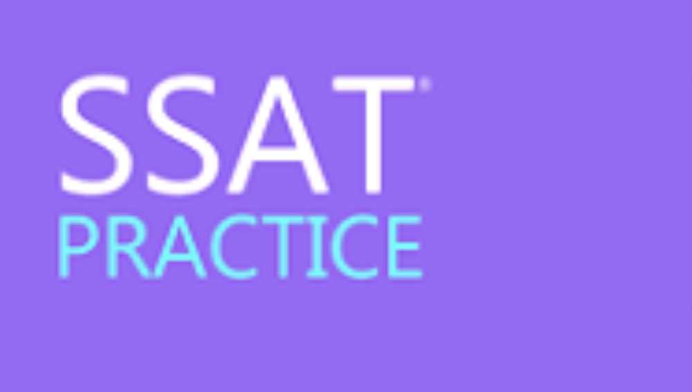 SSAT practice test