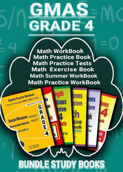 Georgia Milestones Assessment System 8 Math Practice Book 2020 Extra Exercises And Two Full 8981