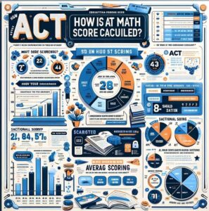 How is the ACT math score calculated?