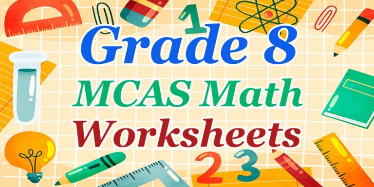 8th Grade MCAS Math Worksheets: FREE & Printable - Mathematics eBooks