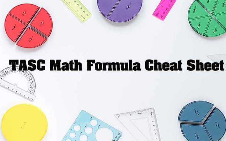 The Ultimate TASC Math Formula Cheat Sheet - Mathematics eBooks